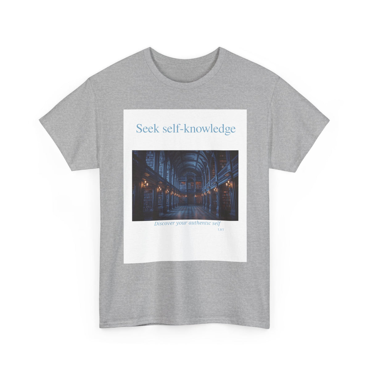 Seek Self-Knowledge T-Shirt — Moody Library Photo Graphic Tee