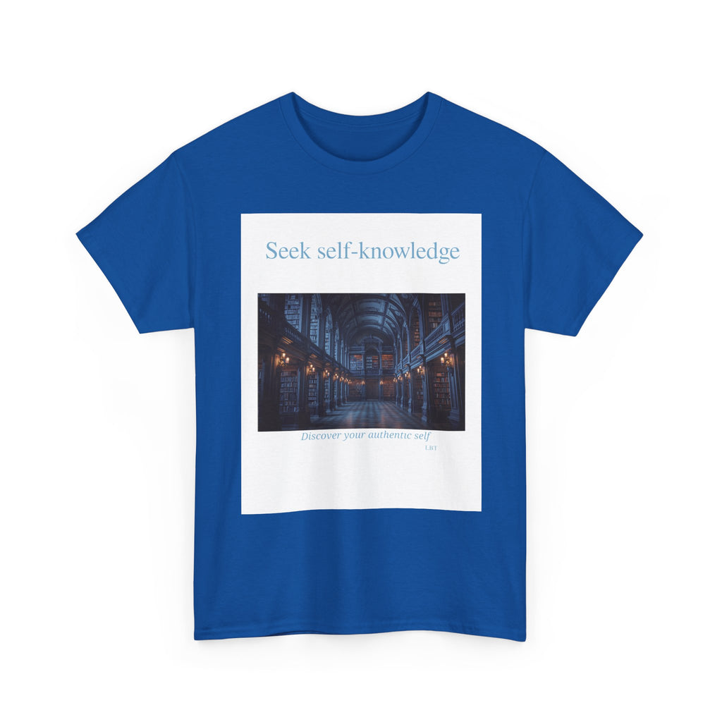 Seek Self-Knowledge T-Shirt — Moody Library Photo Graphic Tee