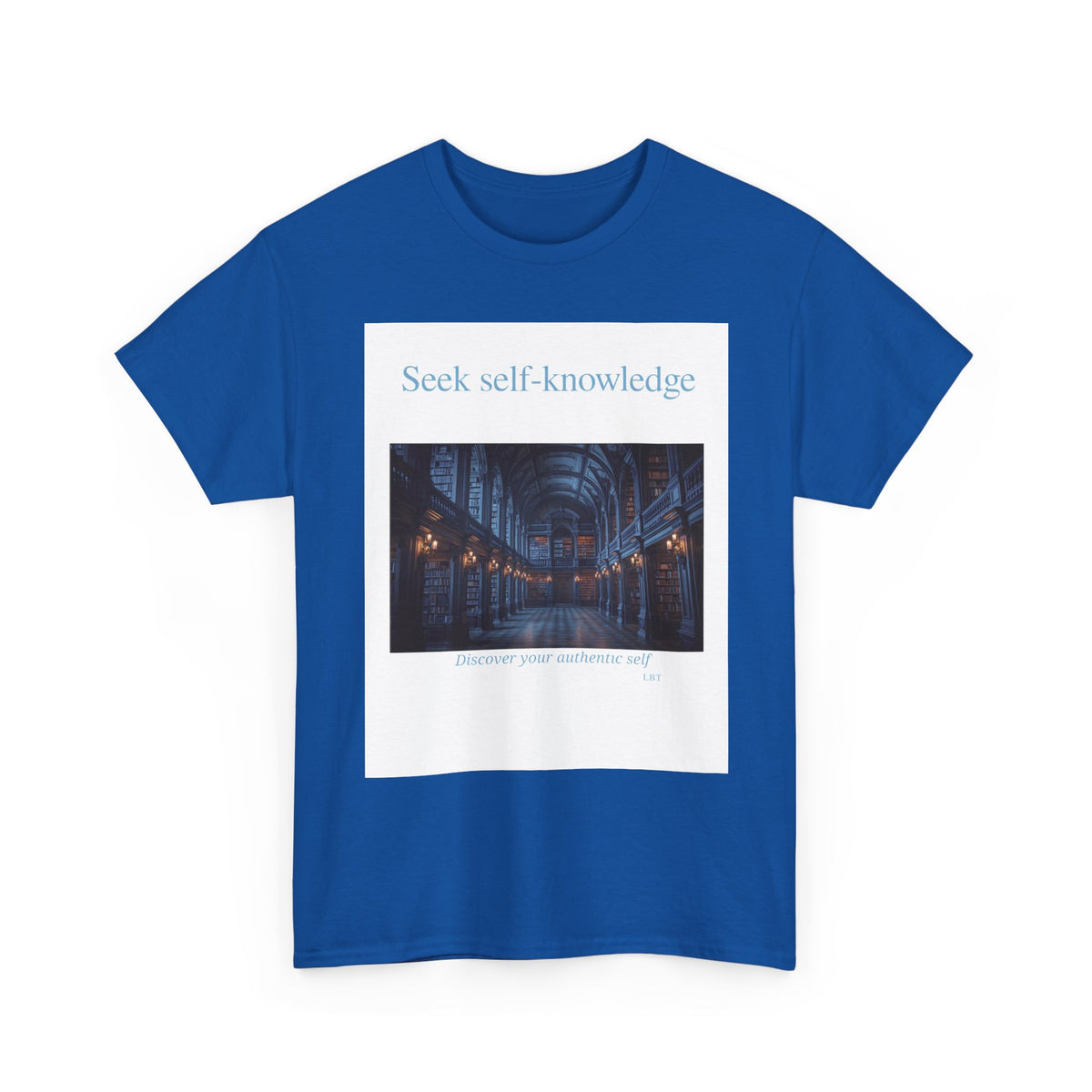 Seek Self-Knowledge T-Shirt — Moody Library Photo Graphic Tee