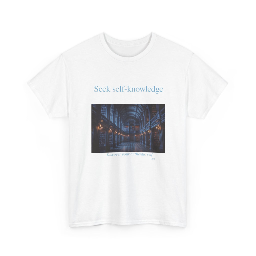 Seek Self-Knowledge T-Shirt — Moody Library Photo Graphic Tee