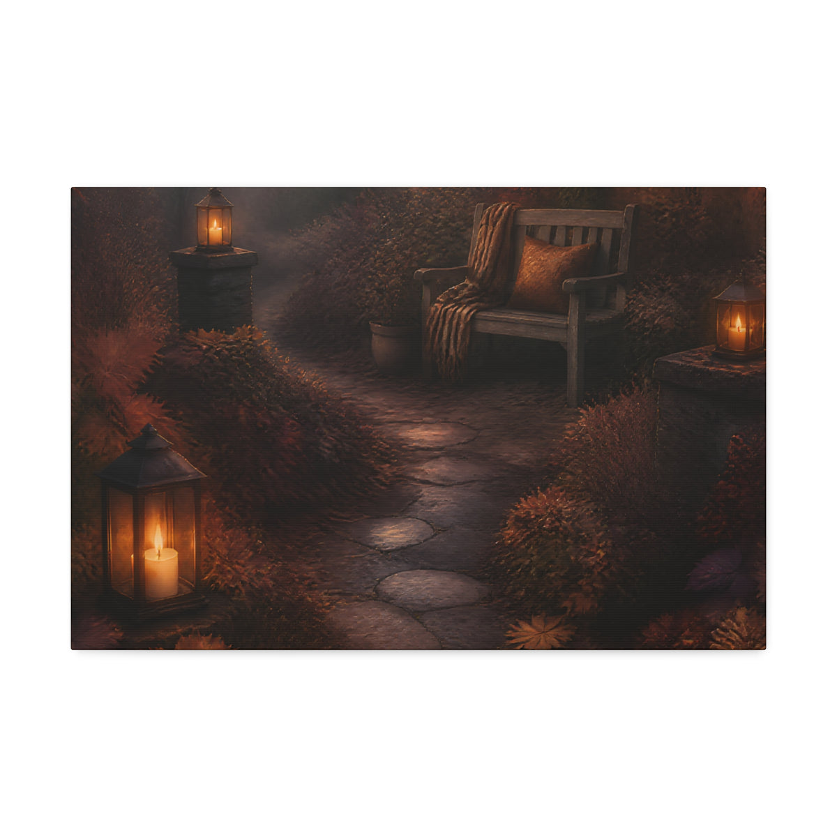 Lanterns at Dusk