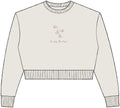 Womens Relaxed Crop Crewneck