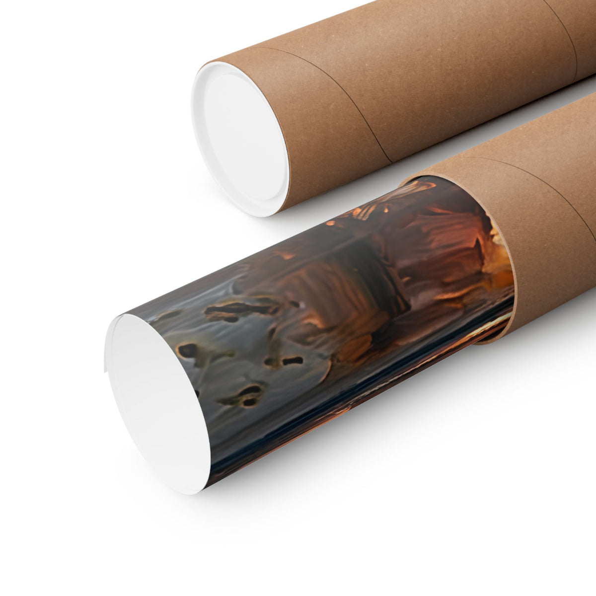 Candlelit Serenity – Warm Glow Wall Art Poster
