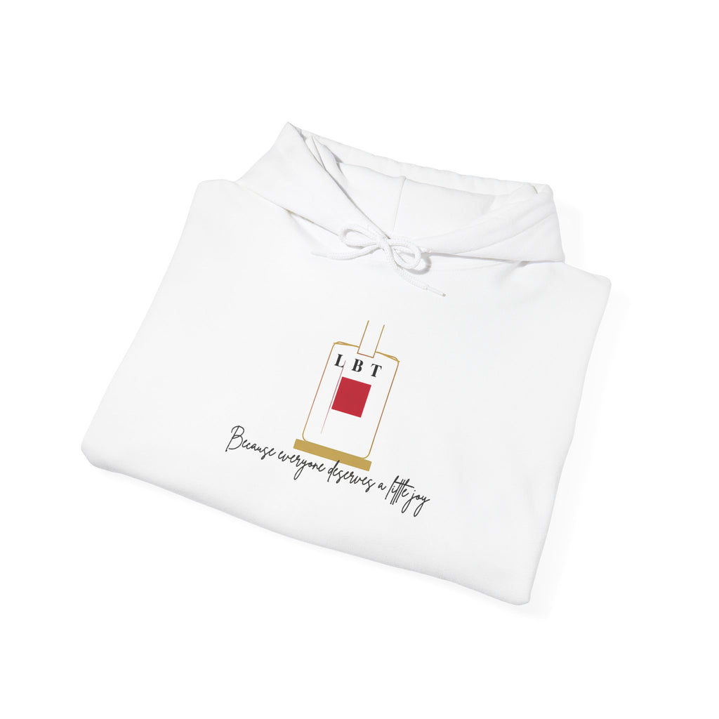 LBT Minimalist Logo Hoodie — "Because someone deserves it" Graphic