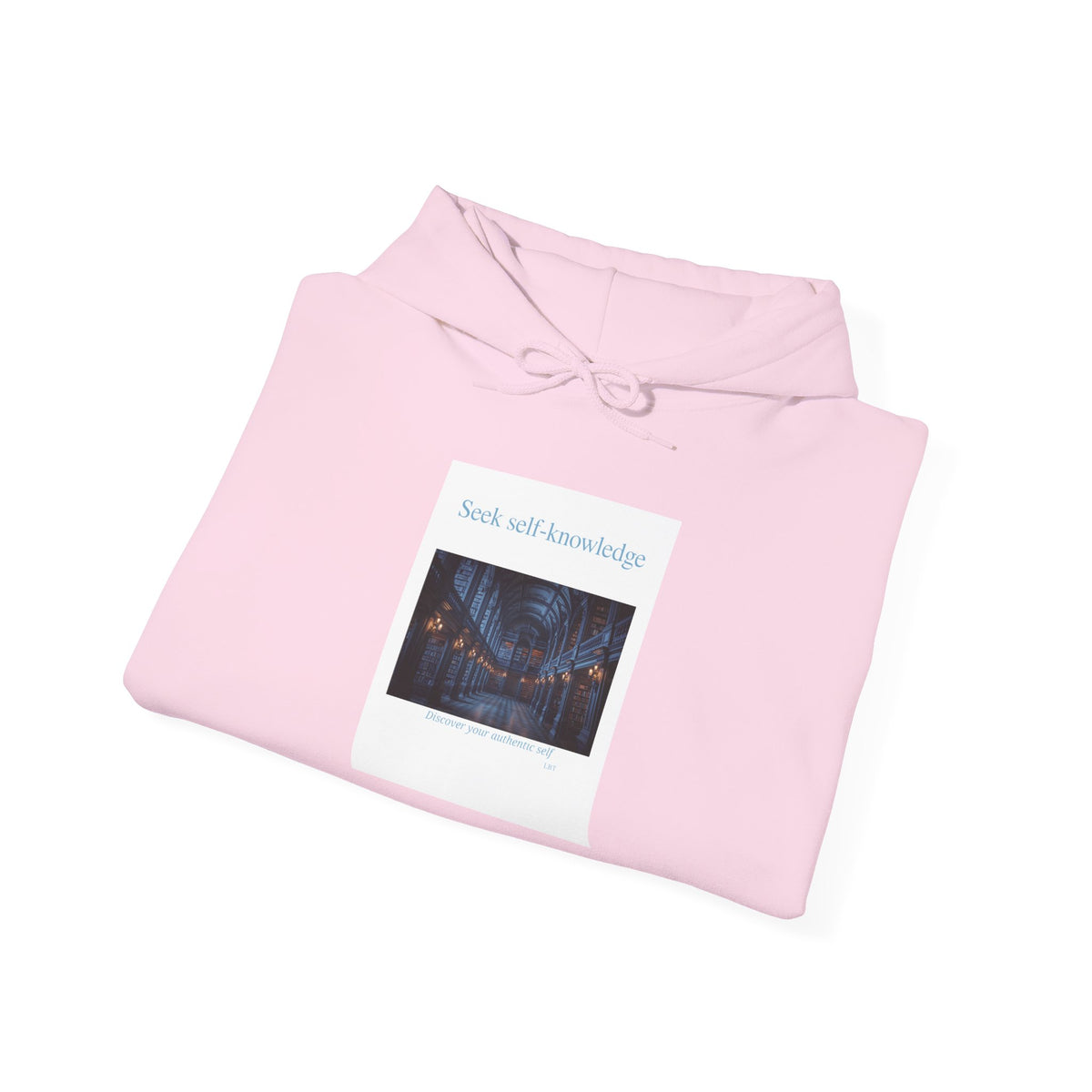 Seek Self-Knowledge Hoodie — Mystic Library Graphic Sweatshirt