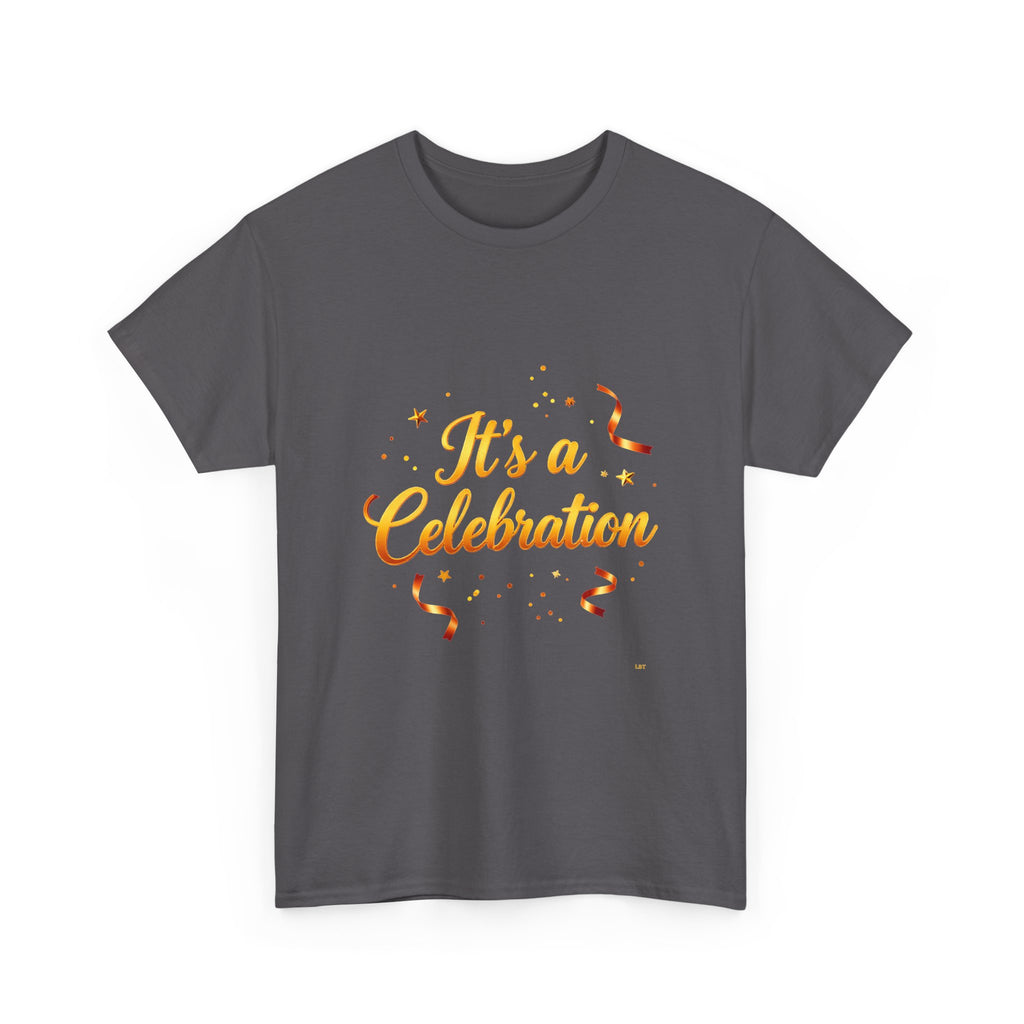 It's a Celebration T-Shirt — Confetti Party Graphic Tee