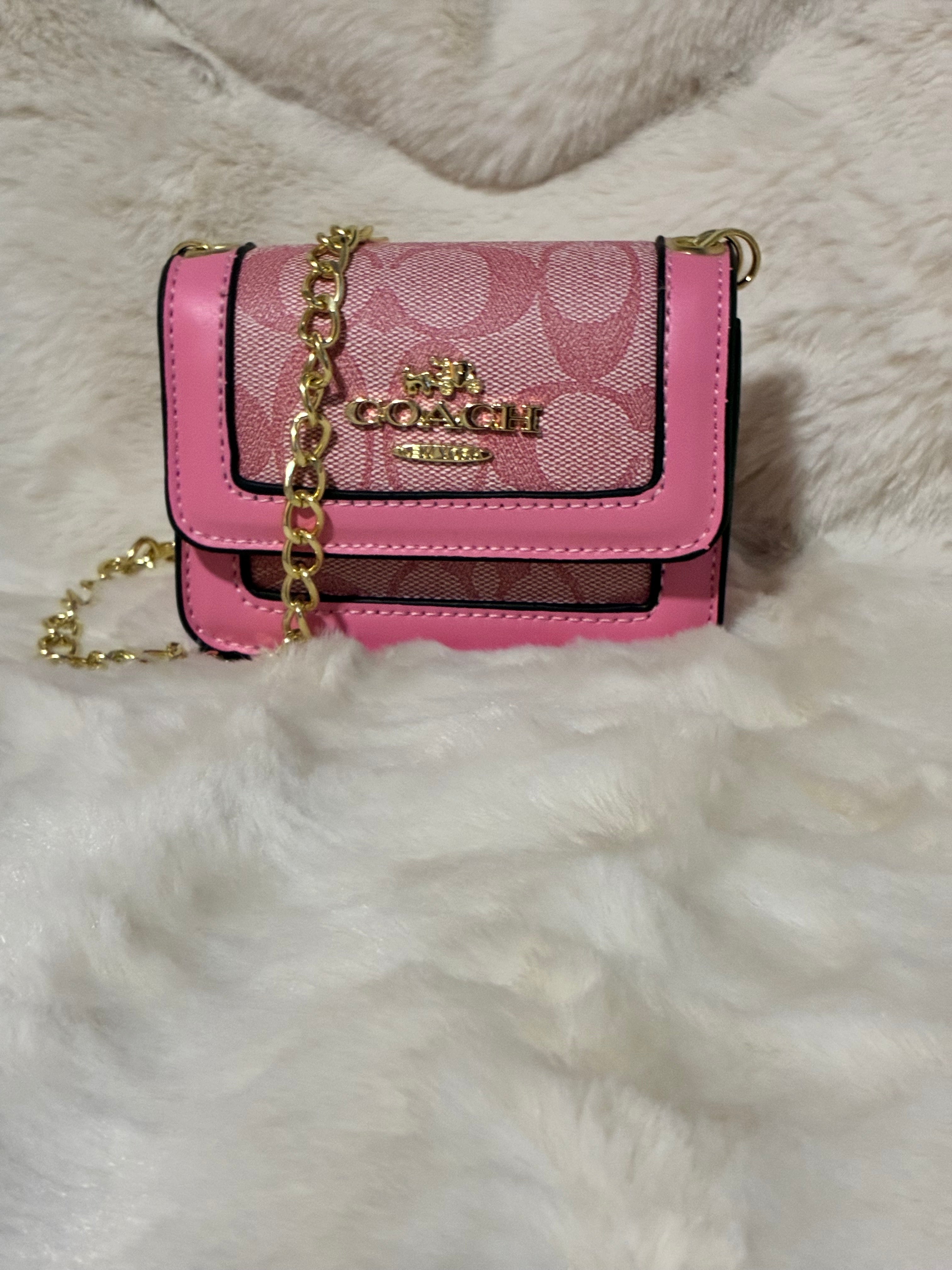 Pink Coach Mini Crossbody