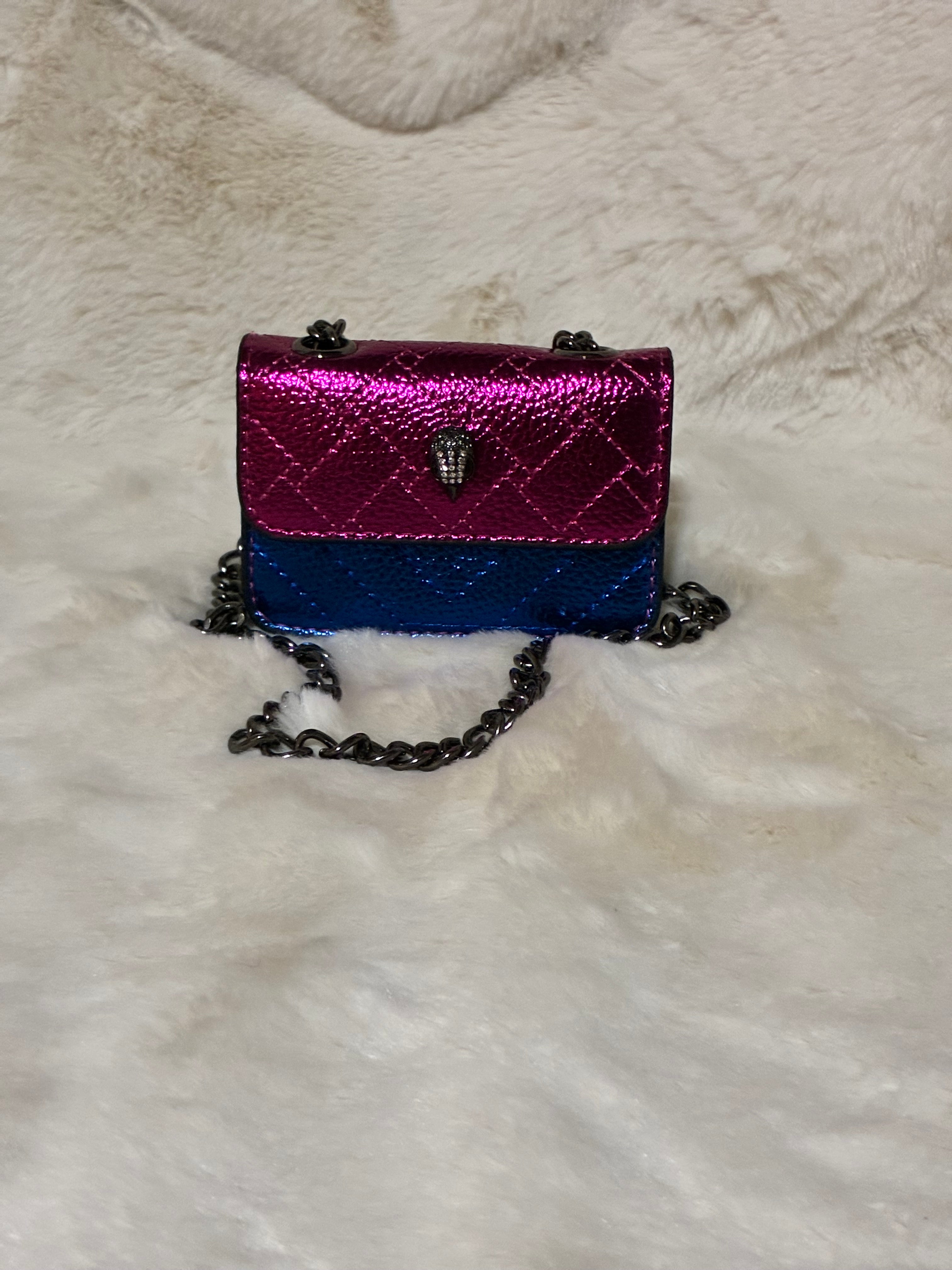 Pink and Blue Kurt Geiger Mini Crossbody
