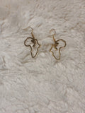 Stainless Steel Gold African Earrings