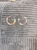 Iridescent Hoop Earrings