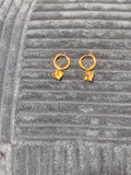 Huggie heart earrings