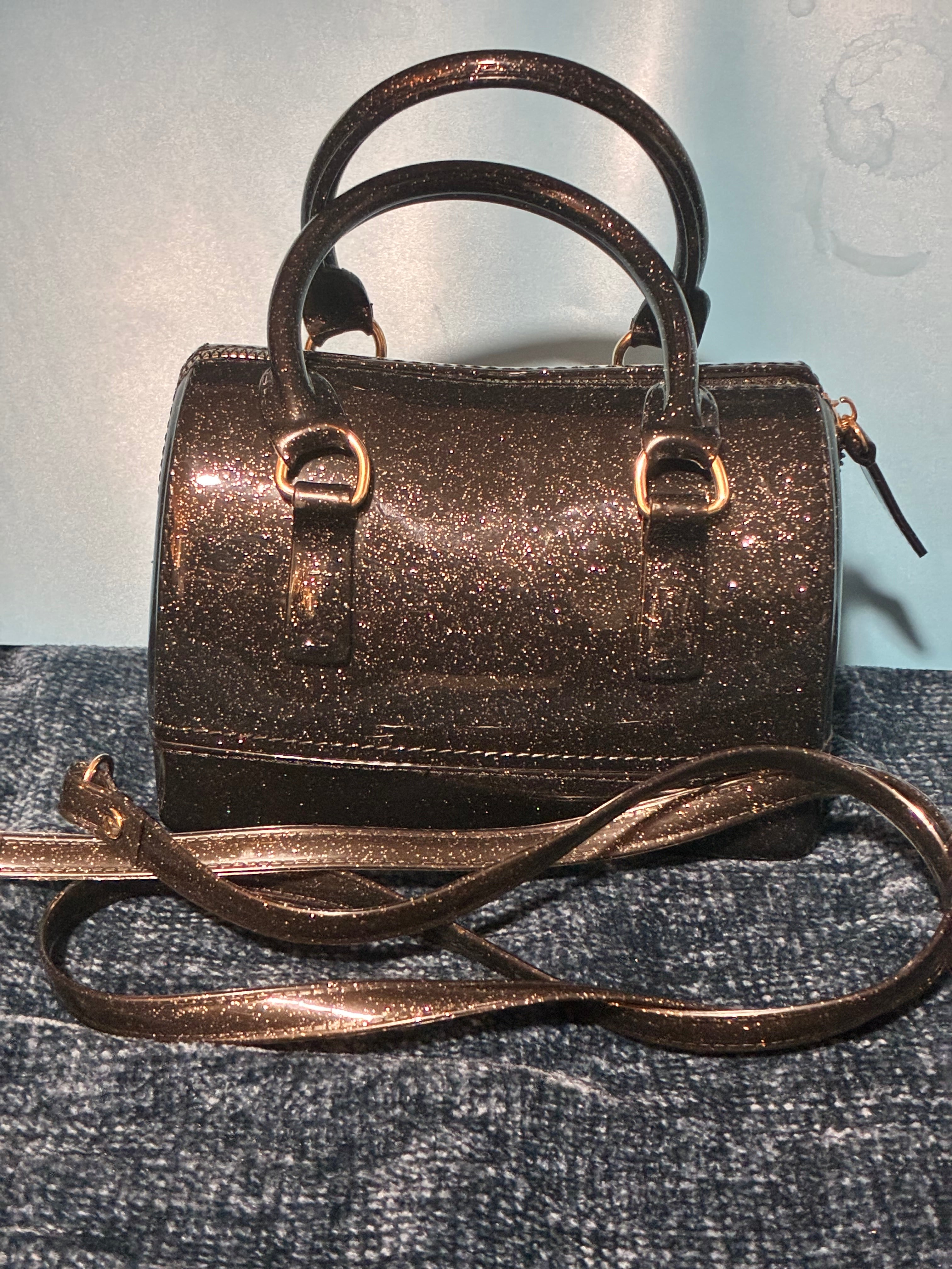 Black crossbody Jelly purse