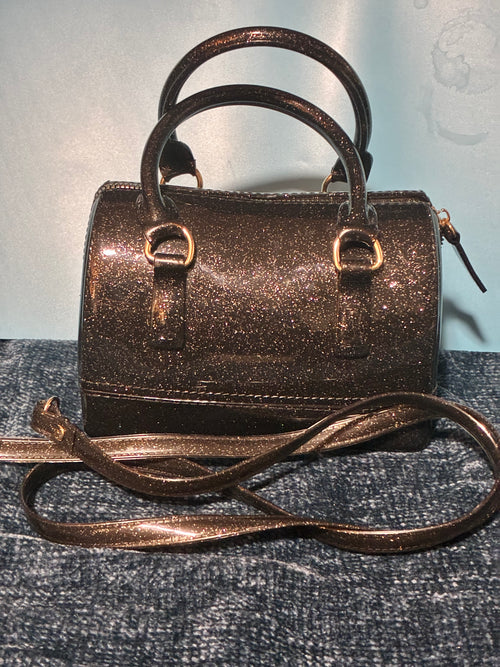 Black crossbody Jelly purse