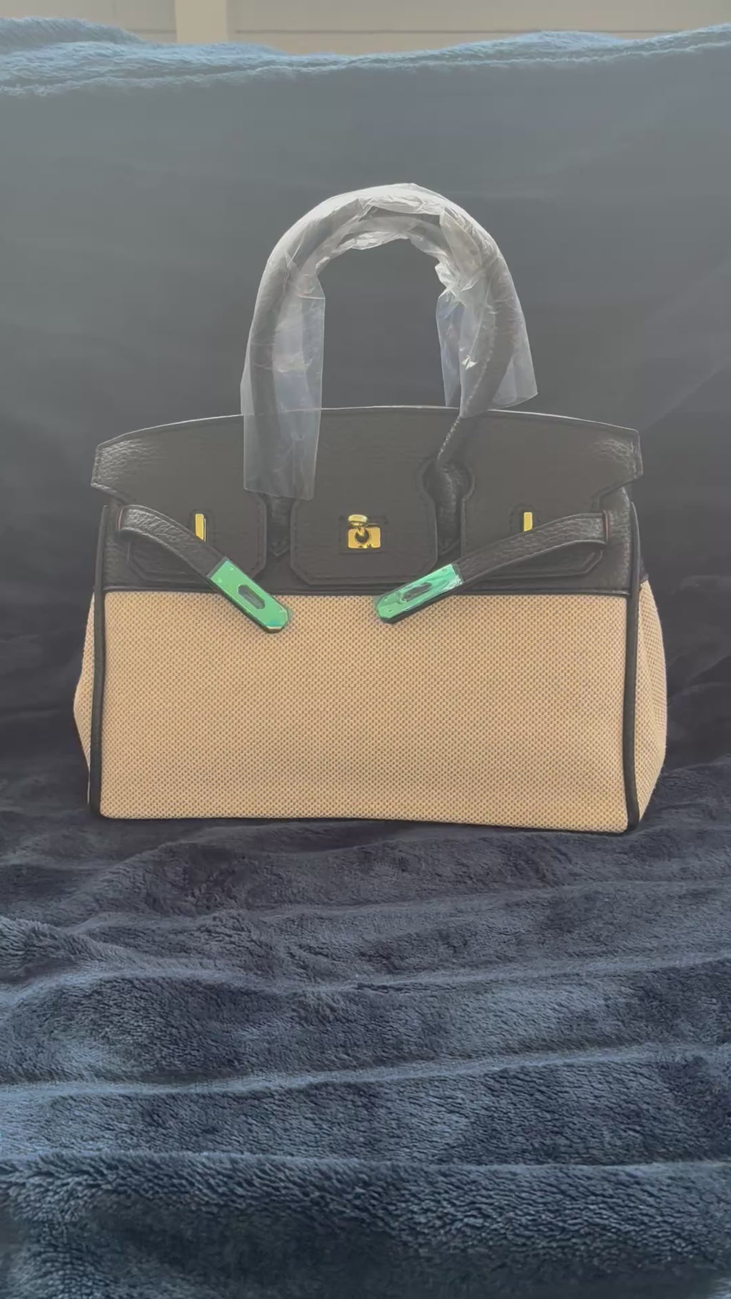 Black and white Handbag